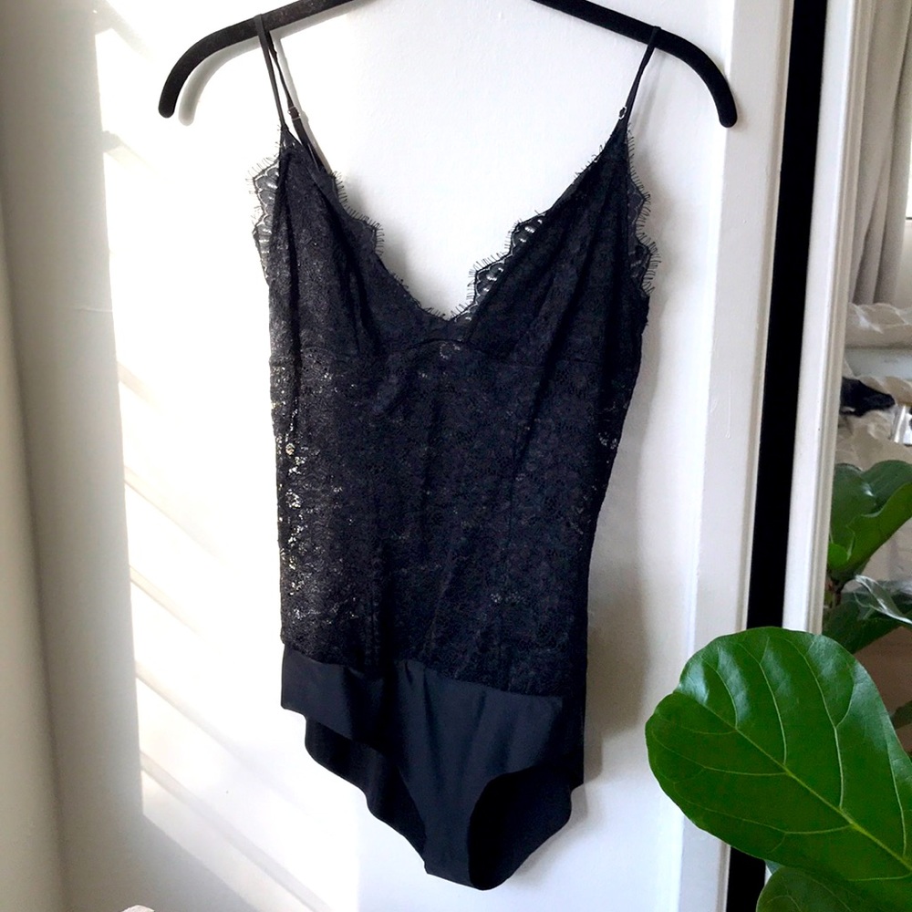Intermix / Cami lace body suit